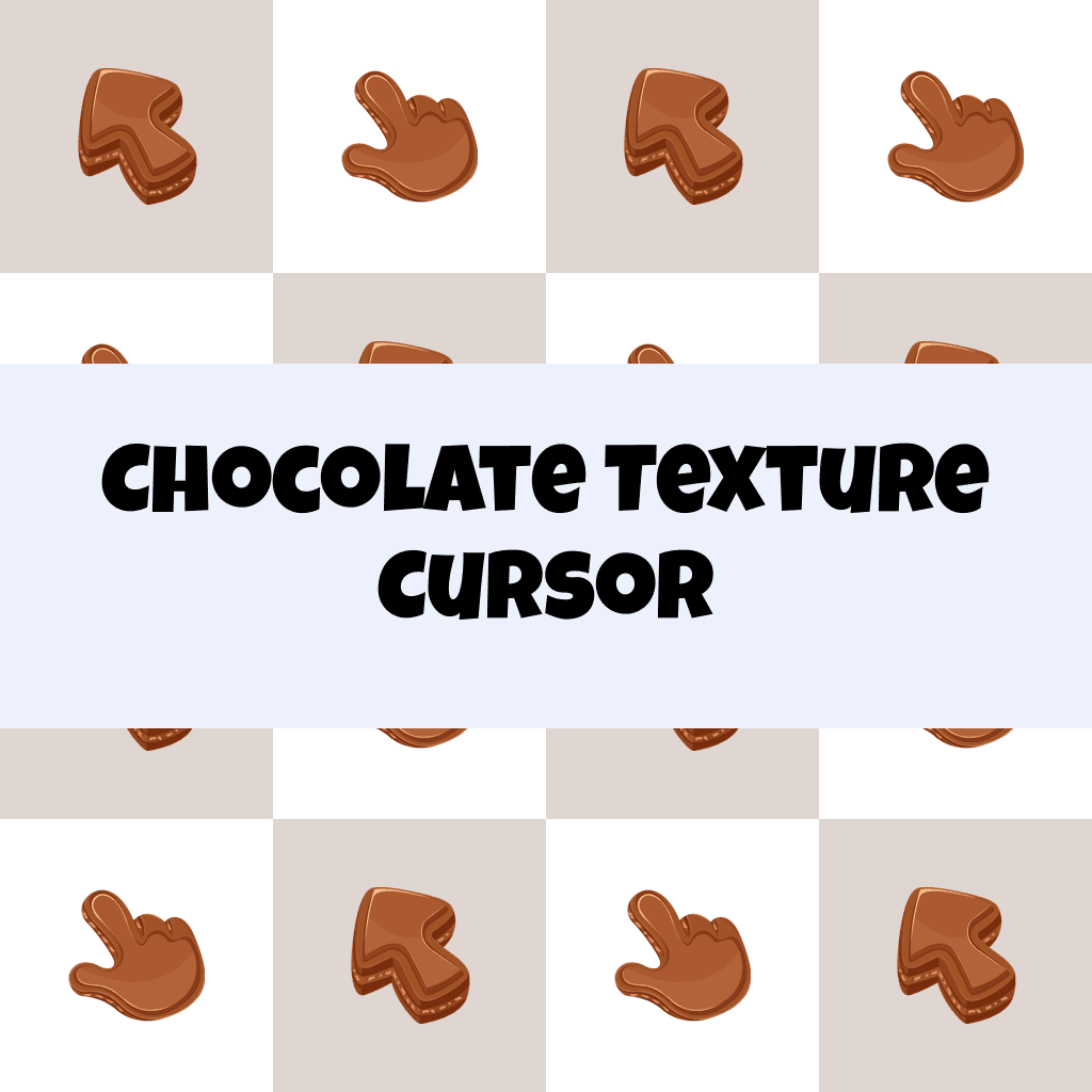 Preview Chocolate Texture cursor custom cursor pack